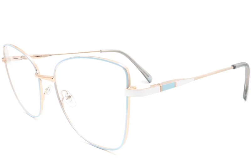 Butterfly Blue Metal Glasses #BS2425-0068