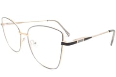 Butterfly Black Metal Glasses #BS2425-0070