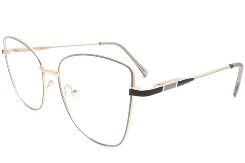 Schmetterlingsbrille aus schwarzem Metall #BS2425-0070