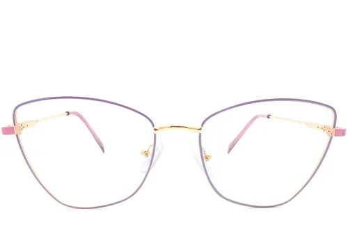 Lunettes papillon en métal violet #BS2425-0071