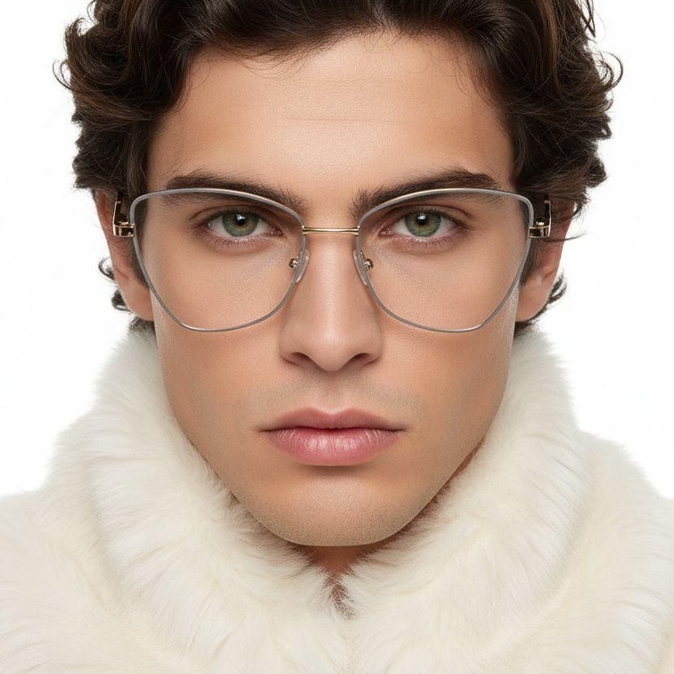 Butterfly Purple Metal Glasses #BS2425-0071