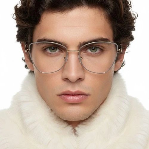 Vlinderpaarse metalen bril #BS2425-0071