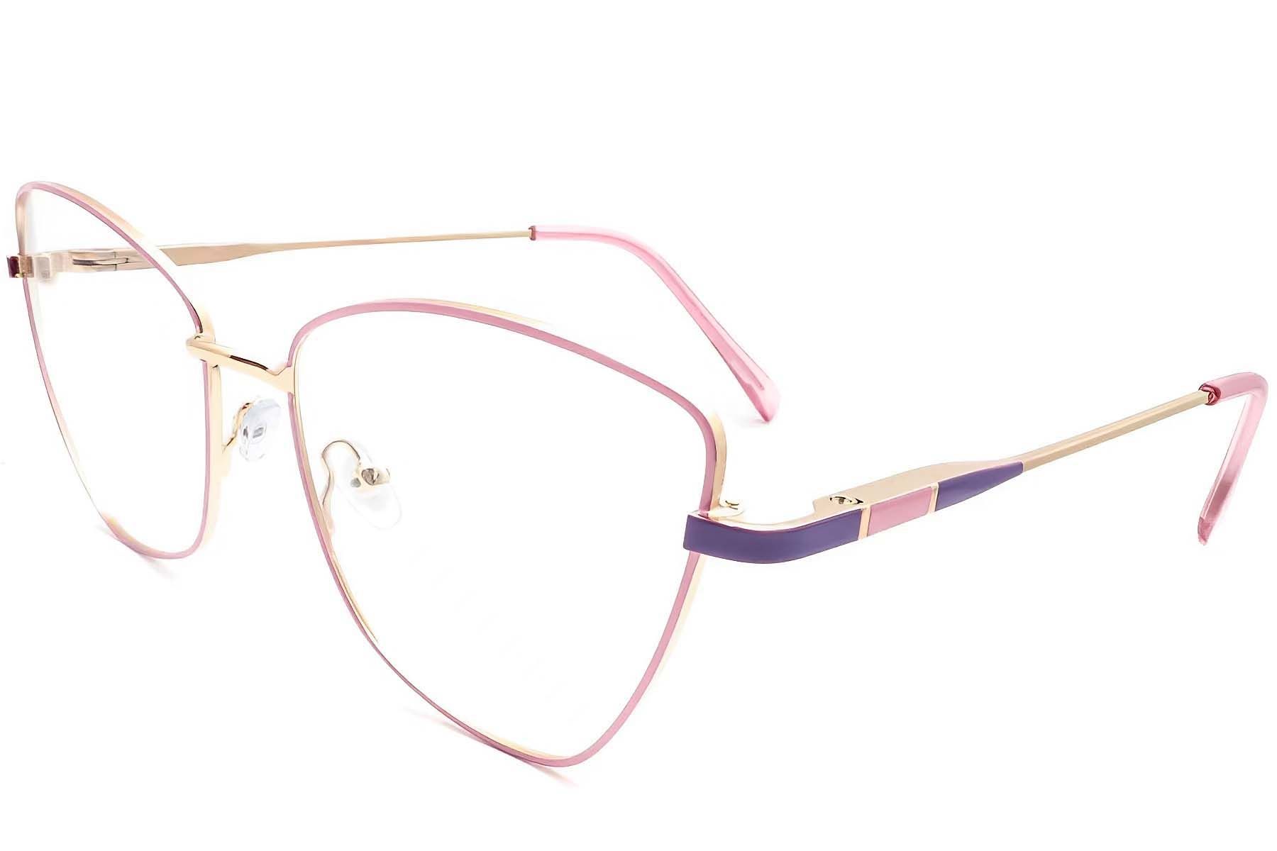 Gafas de metal rosa mariposa #BS2425-0072