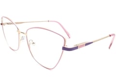 Butterfly Pink Metal Glasses #BS2425-0072