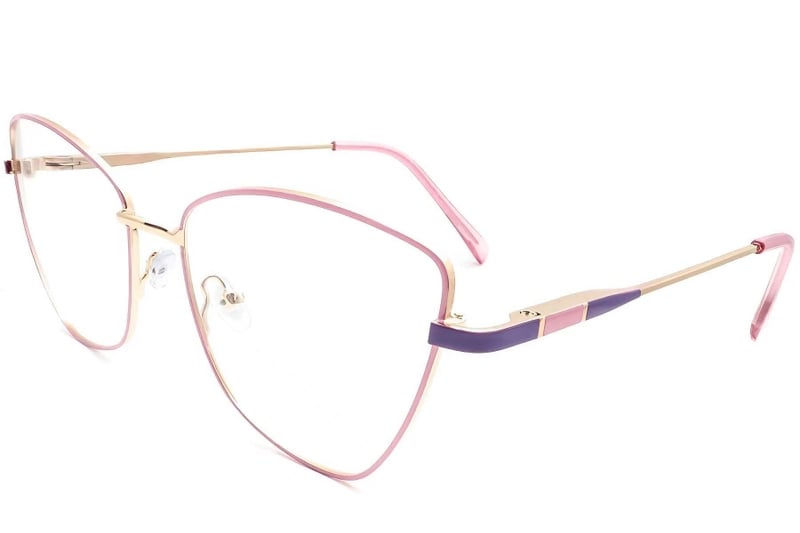 Butterfly Pink Metal Glasses #BS2425-0072
