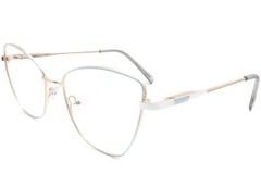 Butterfly Blue Metal Glasses #BS2425-0074