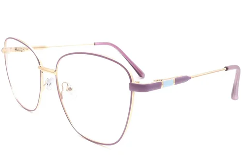 Lunettes papillon violettes en métal #BS2425-0078