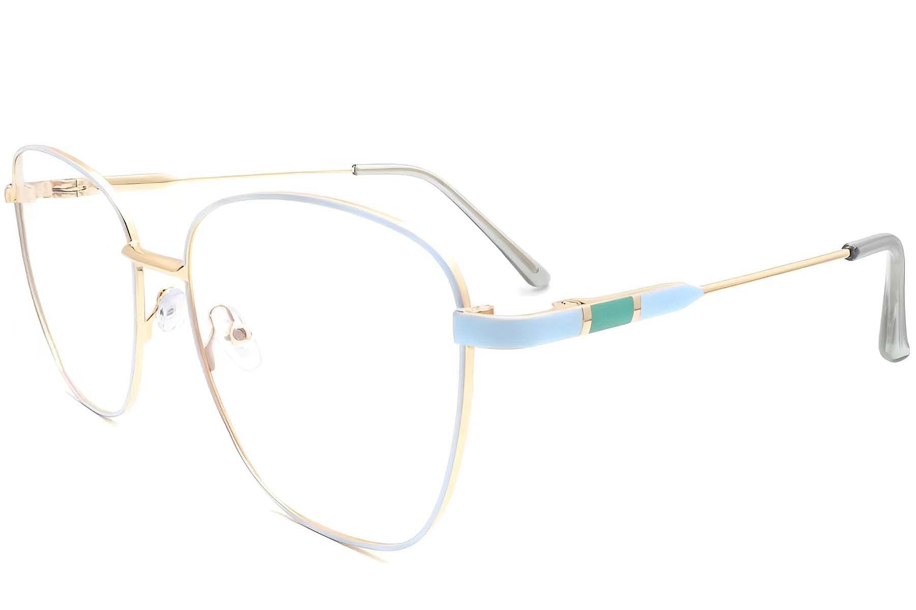 Butterfly Blue Metal Glasses #BS2425-0080