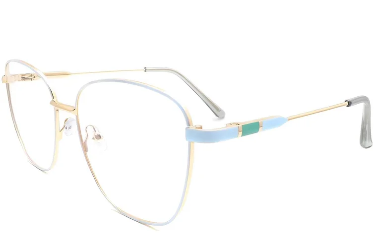 Gafas de metal azul mariposa #BS2425-0080