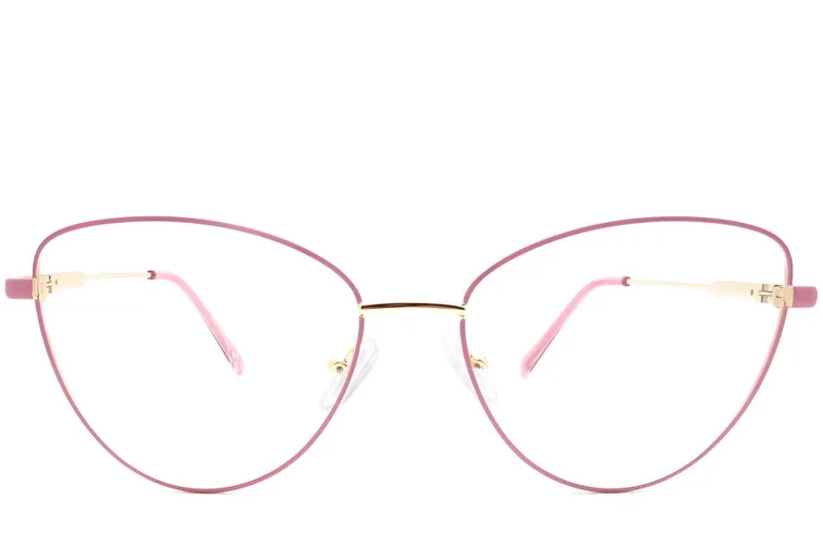 Gafas de metal rosa mariposa #BS2425-0081