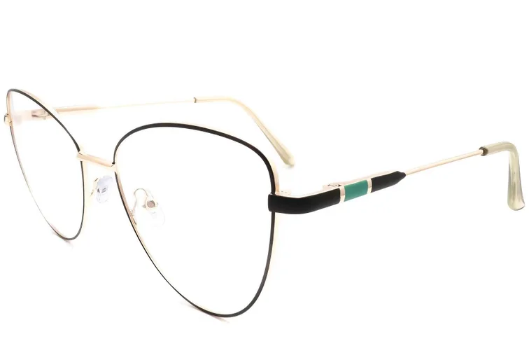 Gafas de metal negro con forma de mariposa #BS2425-0084
