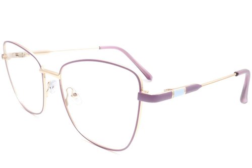 Lunettes papillon violettes en métal #BS2425-0088
