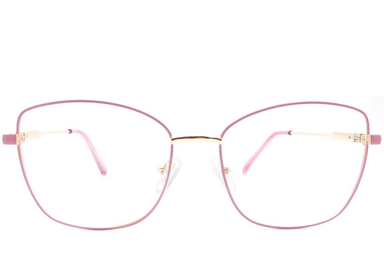 Gafas de metal rosa mariposa #BS2425-0092