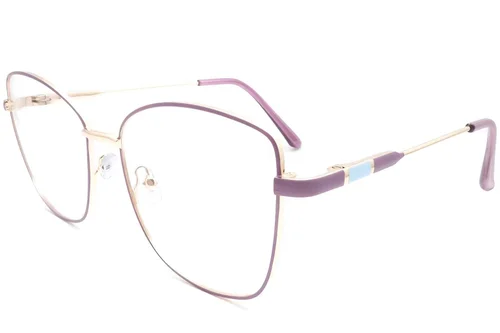 Lunettes papillon violettes en métal #BS2425-0093