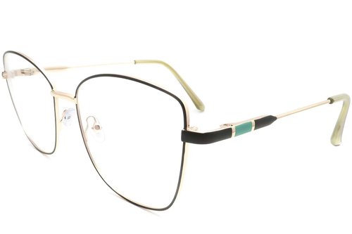Lunettes papillon en métal noir #BS2425-0095