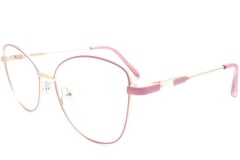 Butterfly Pink Metal Glasses #BS2425-0097