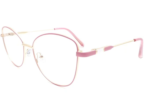 Gafas de metal rosa mariposa #BS2425-0097