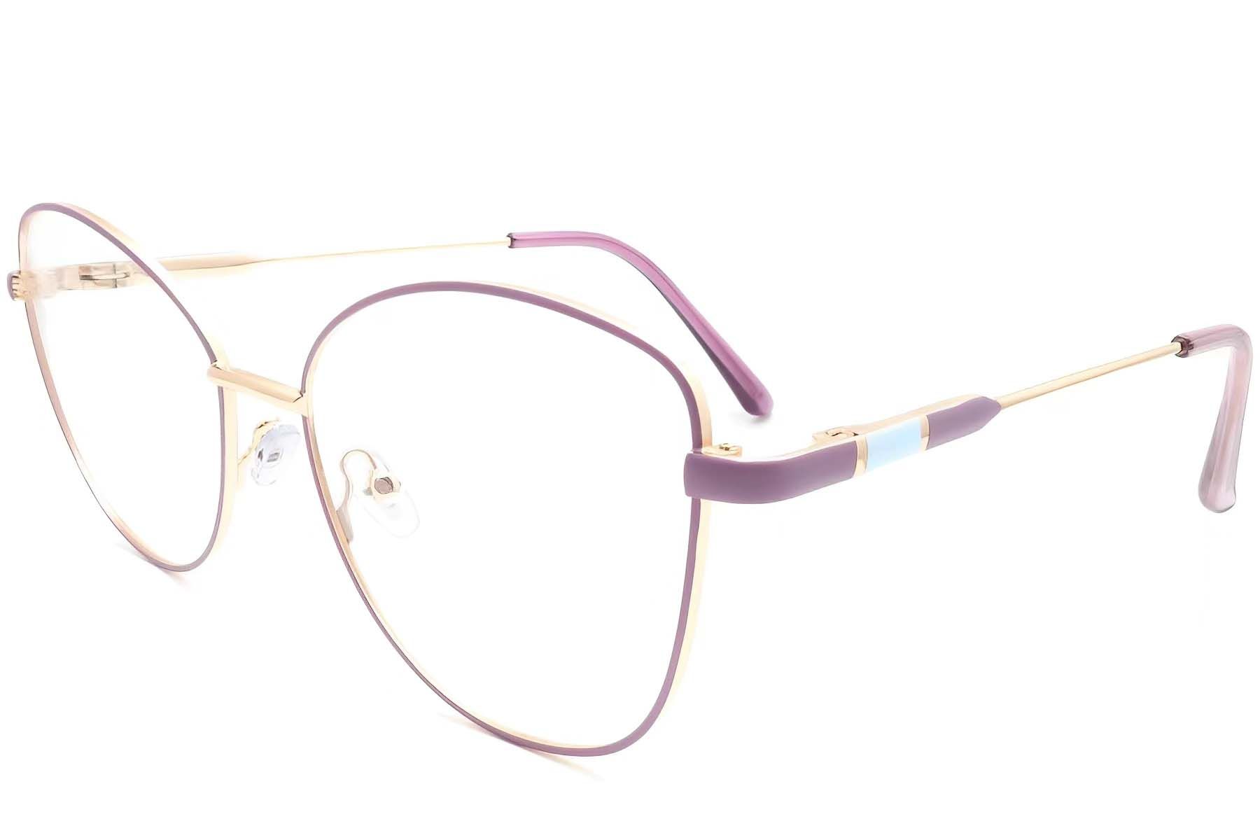 Butterfly Purple Metal Glasses #BS2425-0098