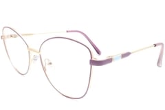 Butterfly Purple Metal Glasses #BS2425-0098