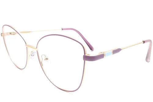 Lunettes papillon violettes en métal #BS2425-0098