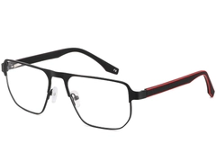 Aviator Red Metal Glasses #BS2425-0104