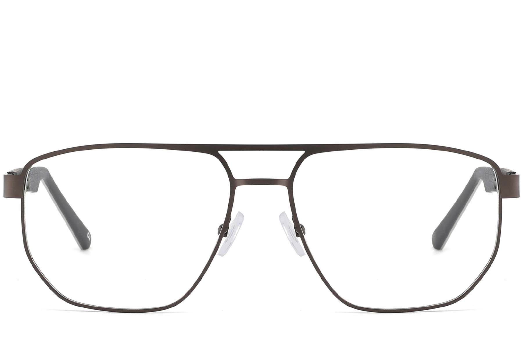 Aviator Rode Metalen Bril #BS2425-0115