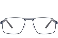 Aviator Blue Metal Glasses #BS2425-0121