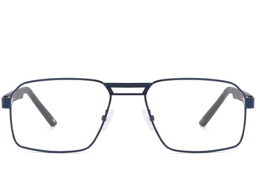 Lunettes aviateur en métal bleu #BS2425-0121