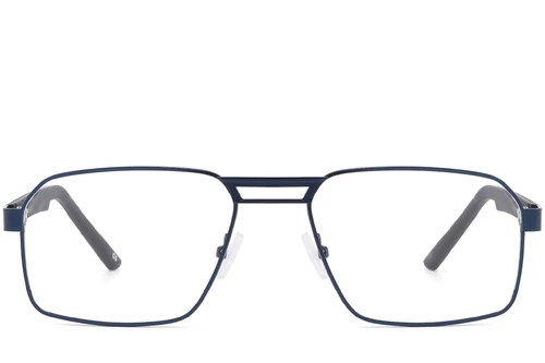 Lunettes aviateur en métal bleu #BS2425-0121
