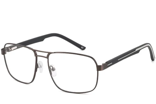 Lunettes aviateur en métal blanc #BS2425-0122