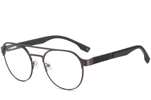 Lunettes aviateur en métal gris #BS2425-0128