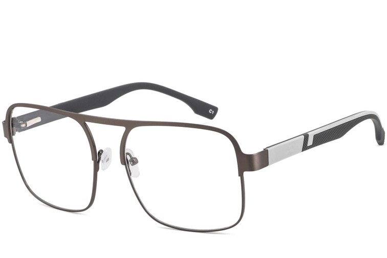 Aviator White Metal Glasses #BS2425-0132
