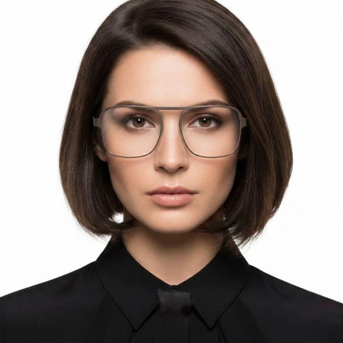 Aviator White Metal Glasses #BS2425-0132