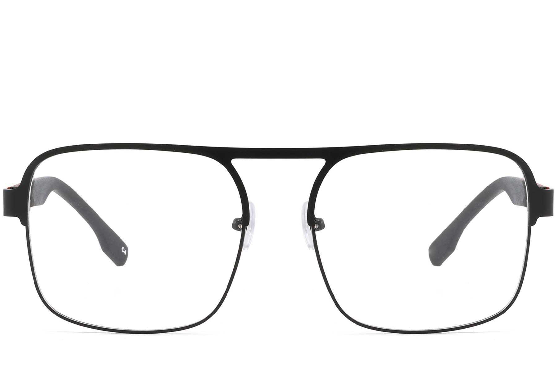 Aviator Red Metal Glasses #BS2425-0135