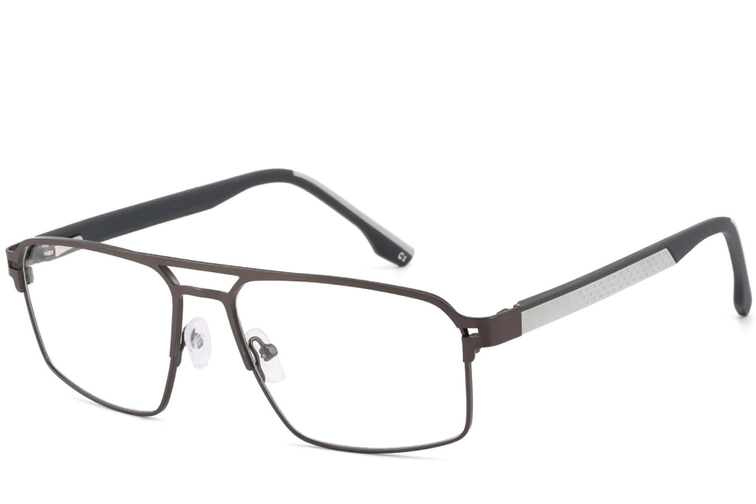 Gafas de aviador de metal blanco #BS2425-0137