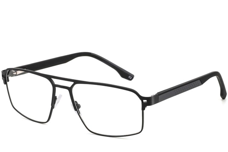 Lunettes aviateur noires en métal #BS2425-0139