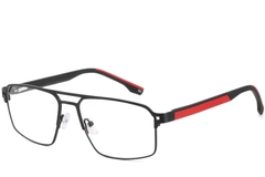 Aviator Red Metal Glasses #BS2425-0140