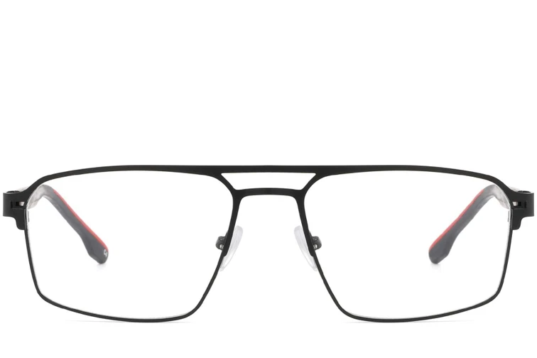 Aviator Red Metal Glasses #BS2425-0140