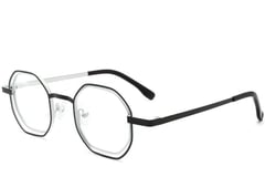 Geometric White Metal Glasses #BS2425-0153