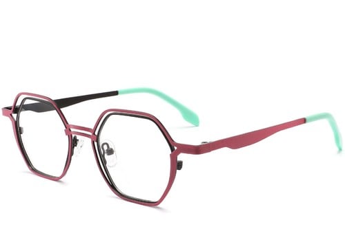 Geometric Brown Metal Glasses #BS2425-0164