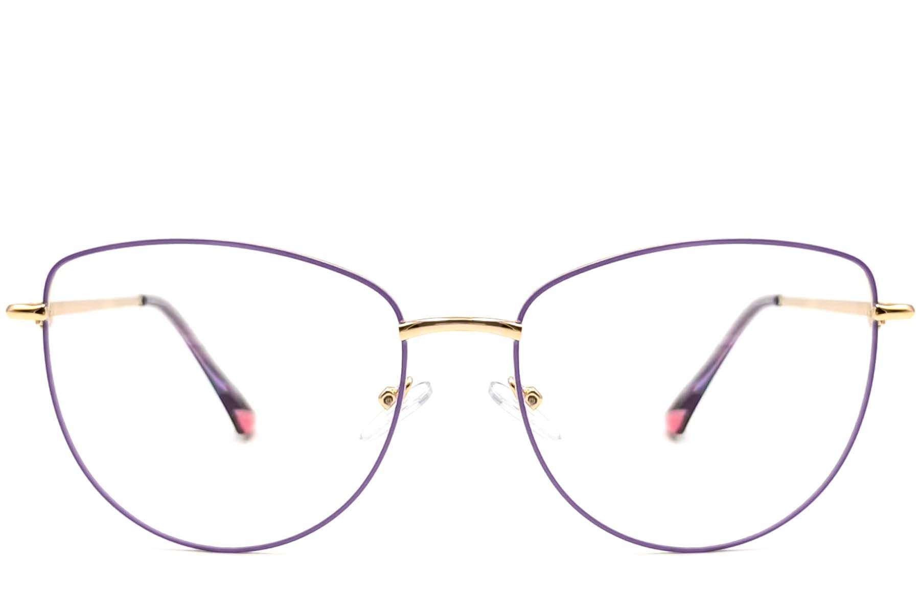 Butterfly Purple Metal Glasses #BS2425-0200