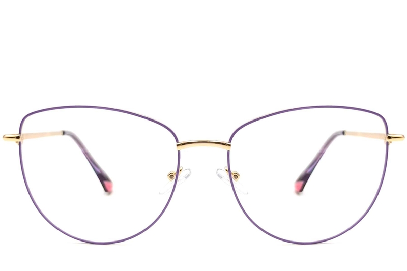 Butterfly Purple Metal Glasses #BS2425-0200