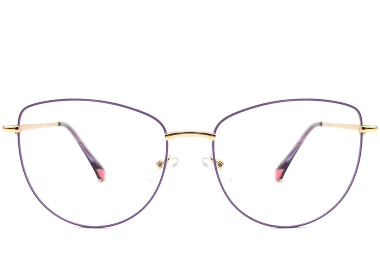 Butterfly Purple Metal Glasses #BS2425-0200