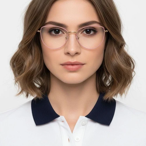 Butterfly Pink Metal Glasses #BS2425-0201