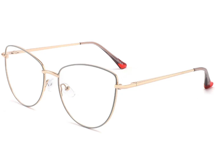 Butterfly Grey Metal Glasses #BS2425-0202