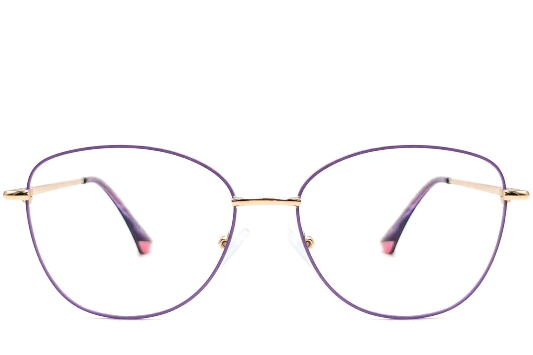 Butterfly Purple Metal Glasses #BS2425-0209