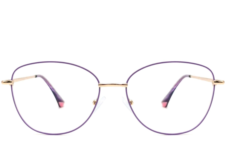 Butterfly Purple Metal Glasses #BS2425-0209