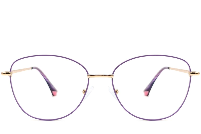 Butterfly Purple Metal Glasses #BS2425-0209