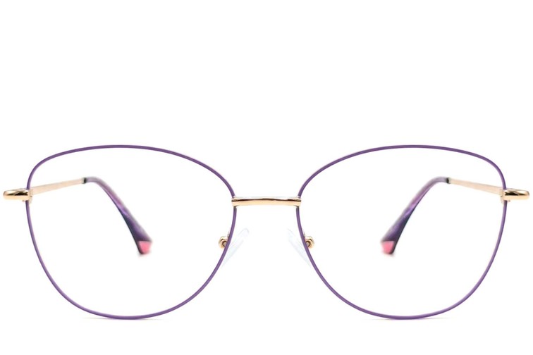Butterfly Purple Metal Glasses #BS2425-0209