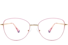 Butterfly Pink Metal Glasses #BS2425-0210